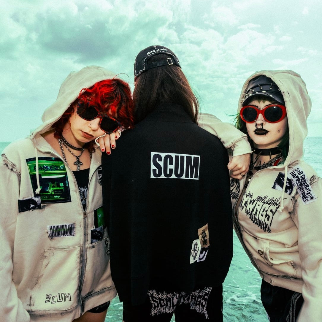 Green Scallywags Zip Up