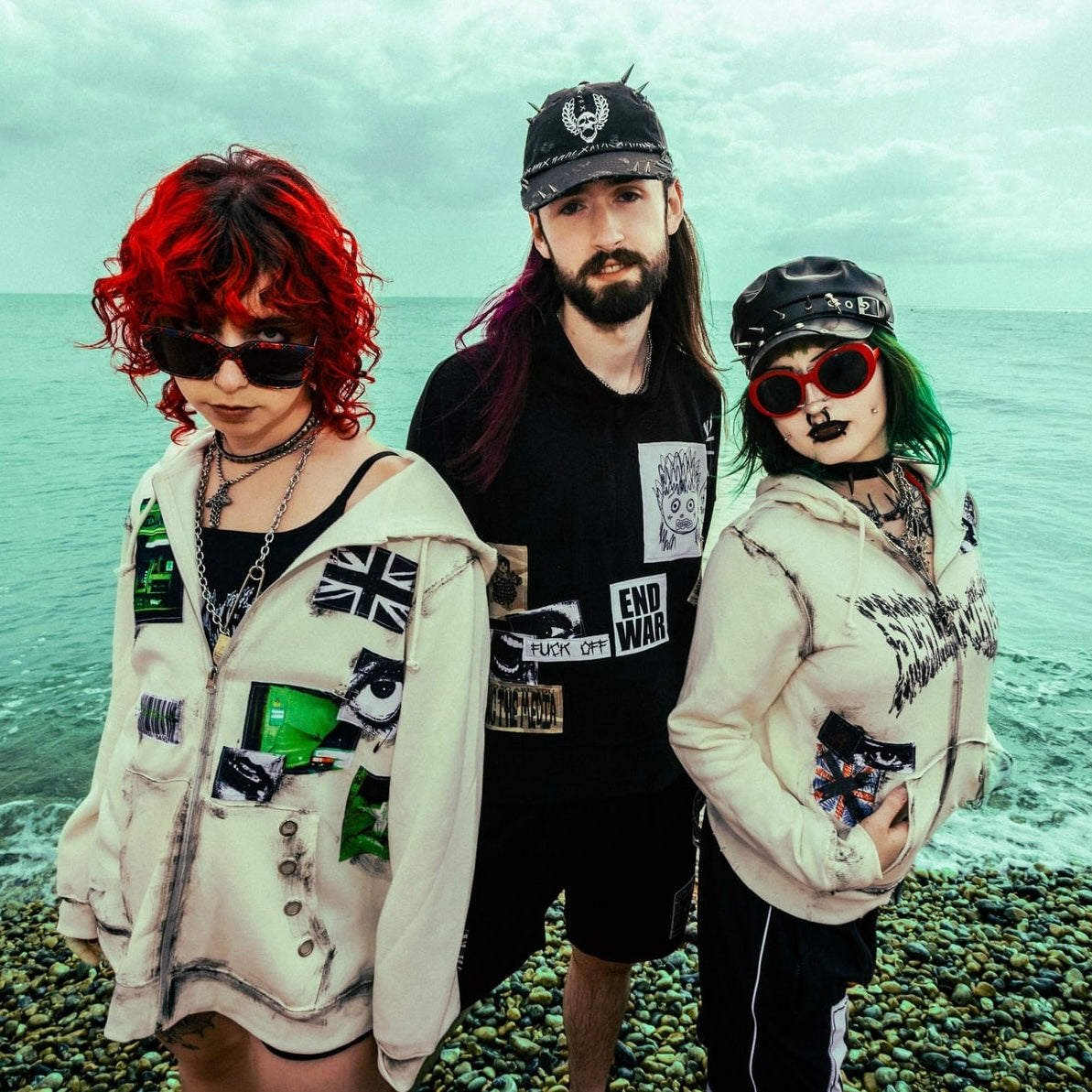 Green Scallywags Zip Up