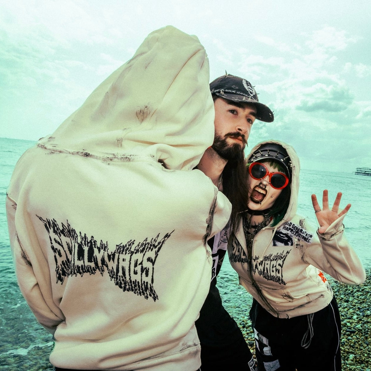 Green Scallywags Zip Up