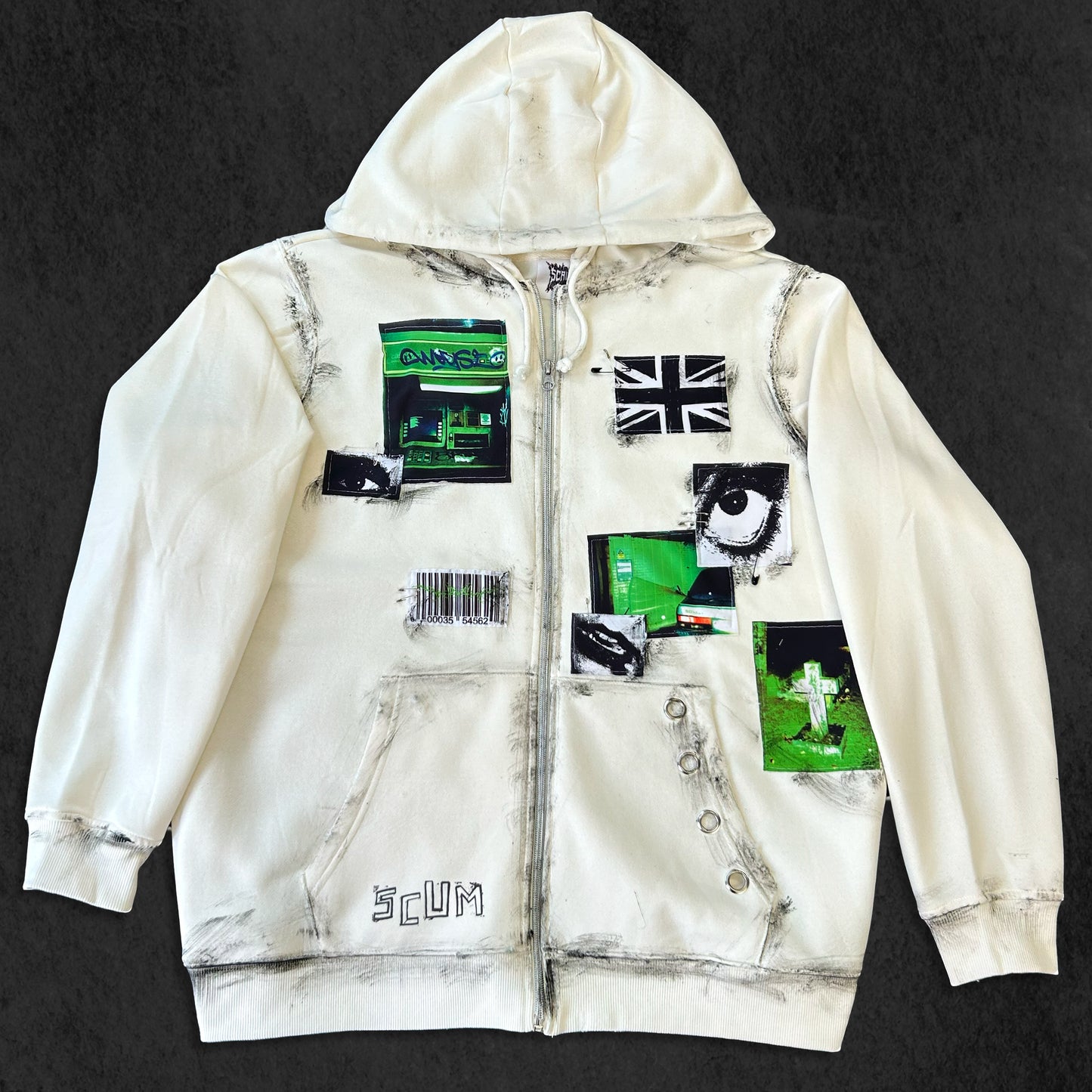 Green Scallywags Zip Up