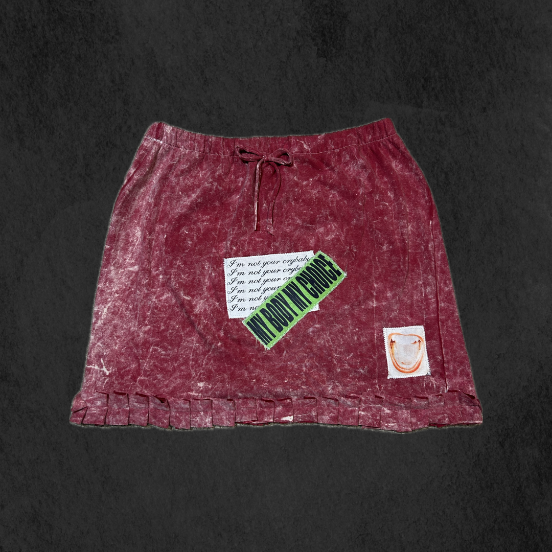 Upcycled T-Shirt Skirt