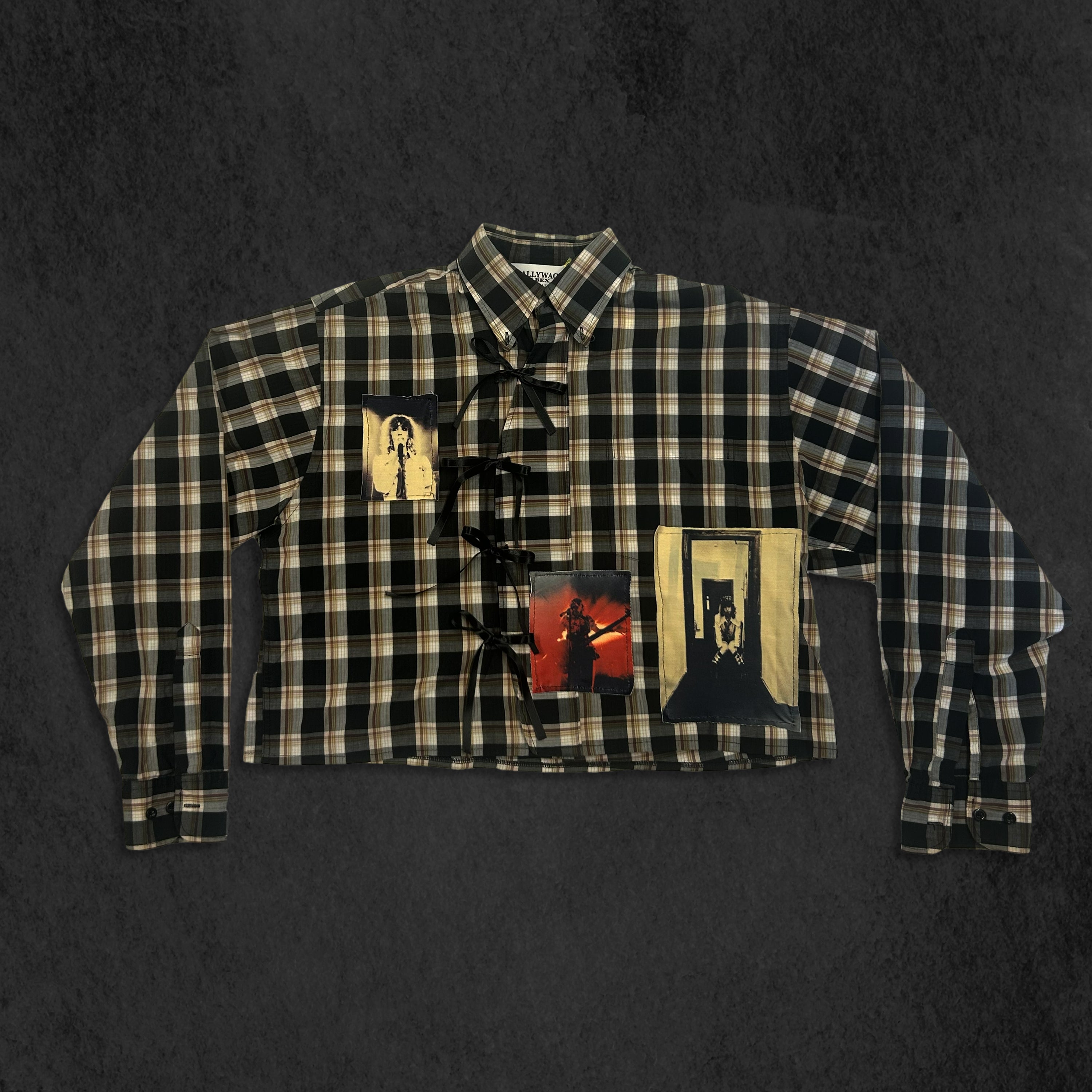 Upcycled Tie Up Shirt