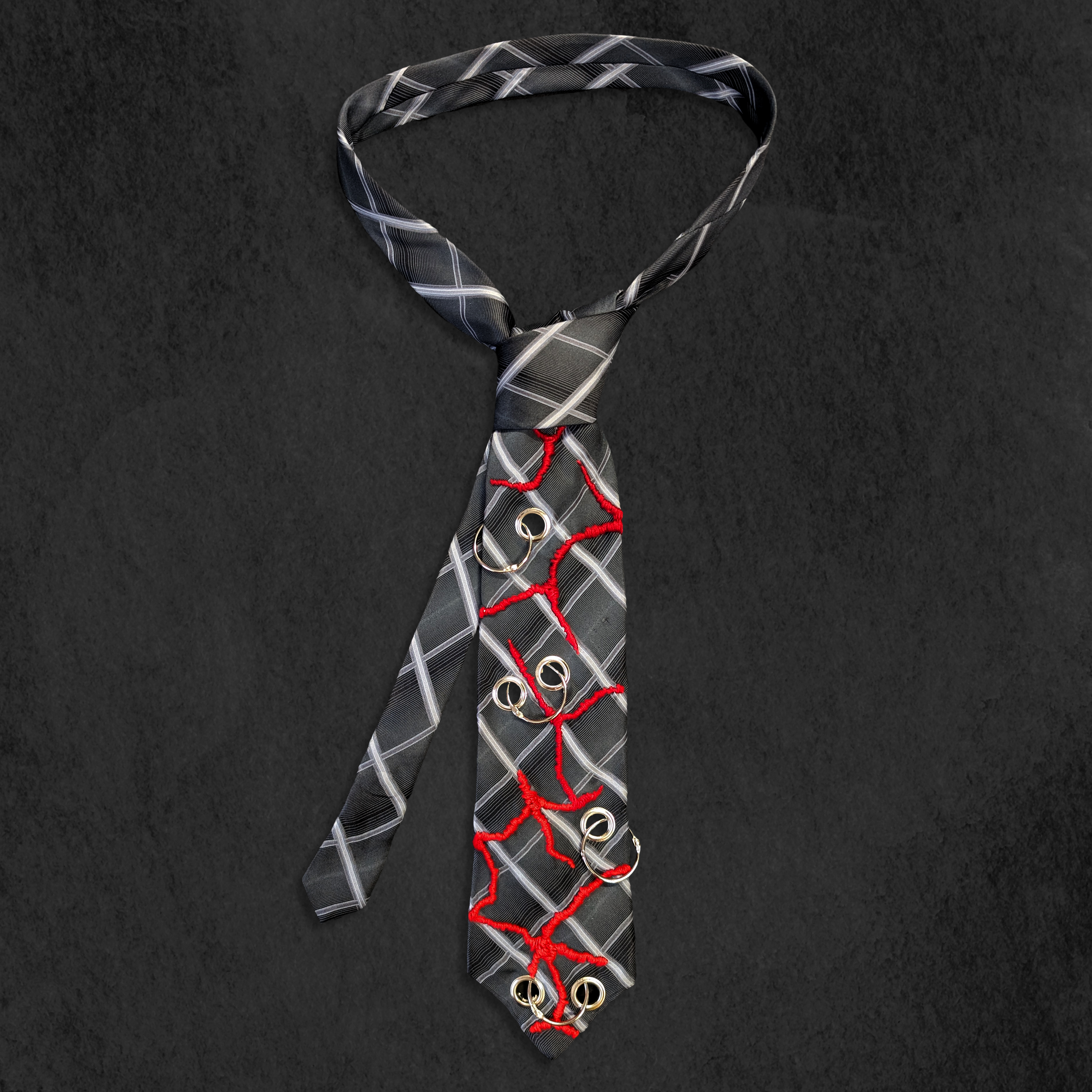 Embroidered Tie