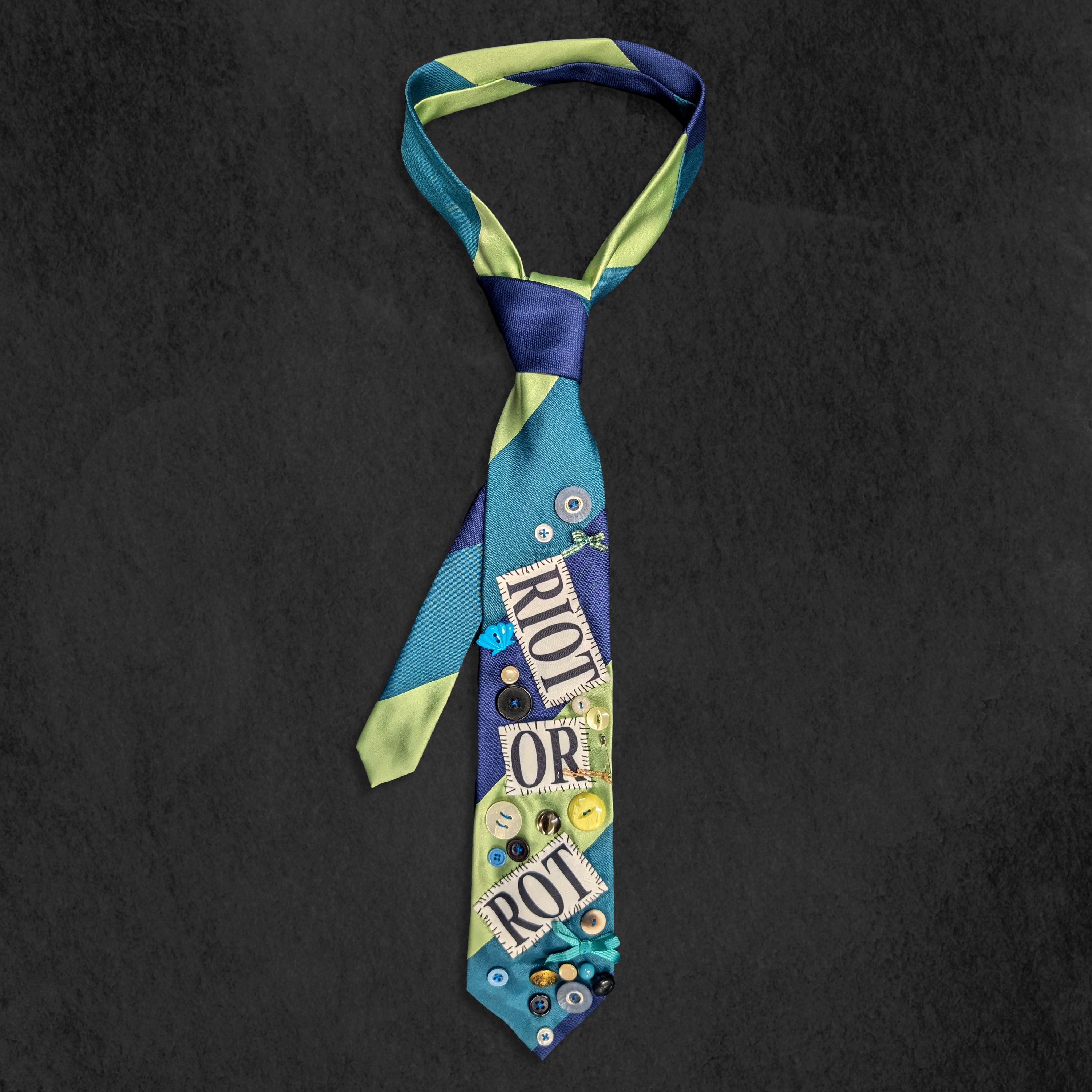 Buttons and Riot Tie