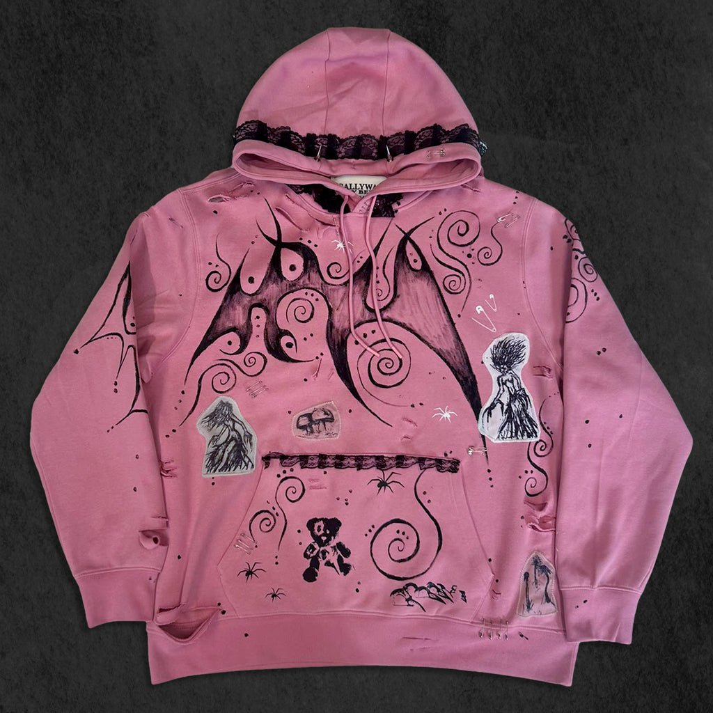 Pink Punk Hoodie