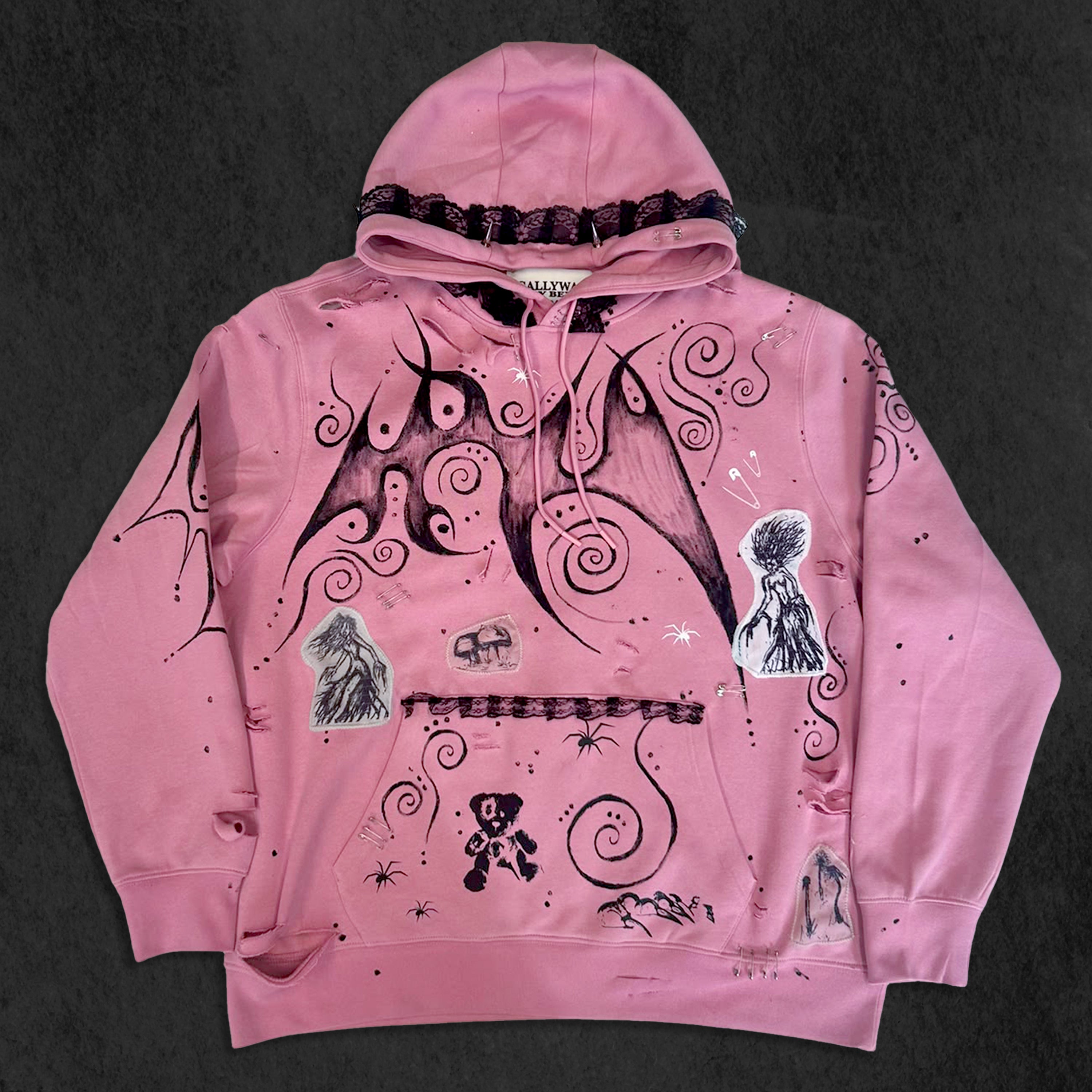 Pink Punk Hoodie