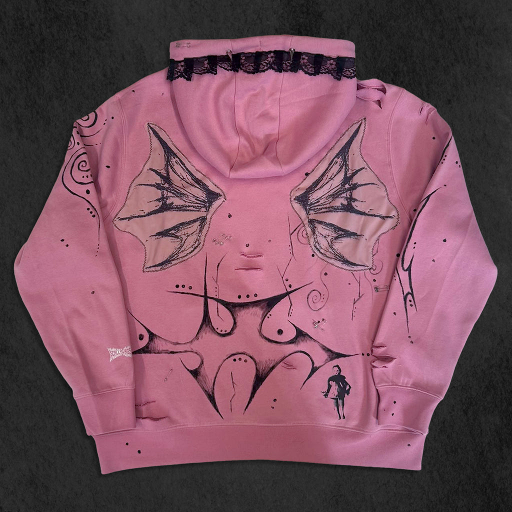 Pink Punk Hoodie