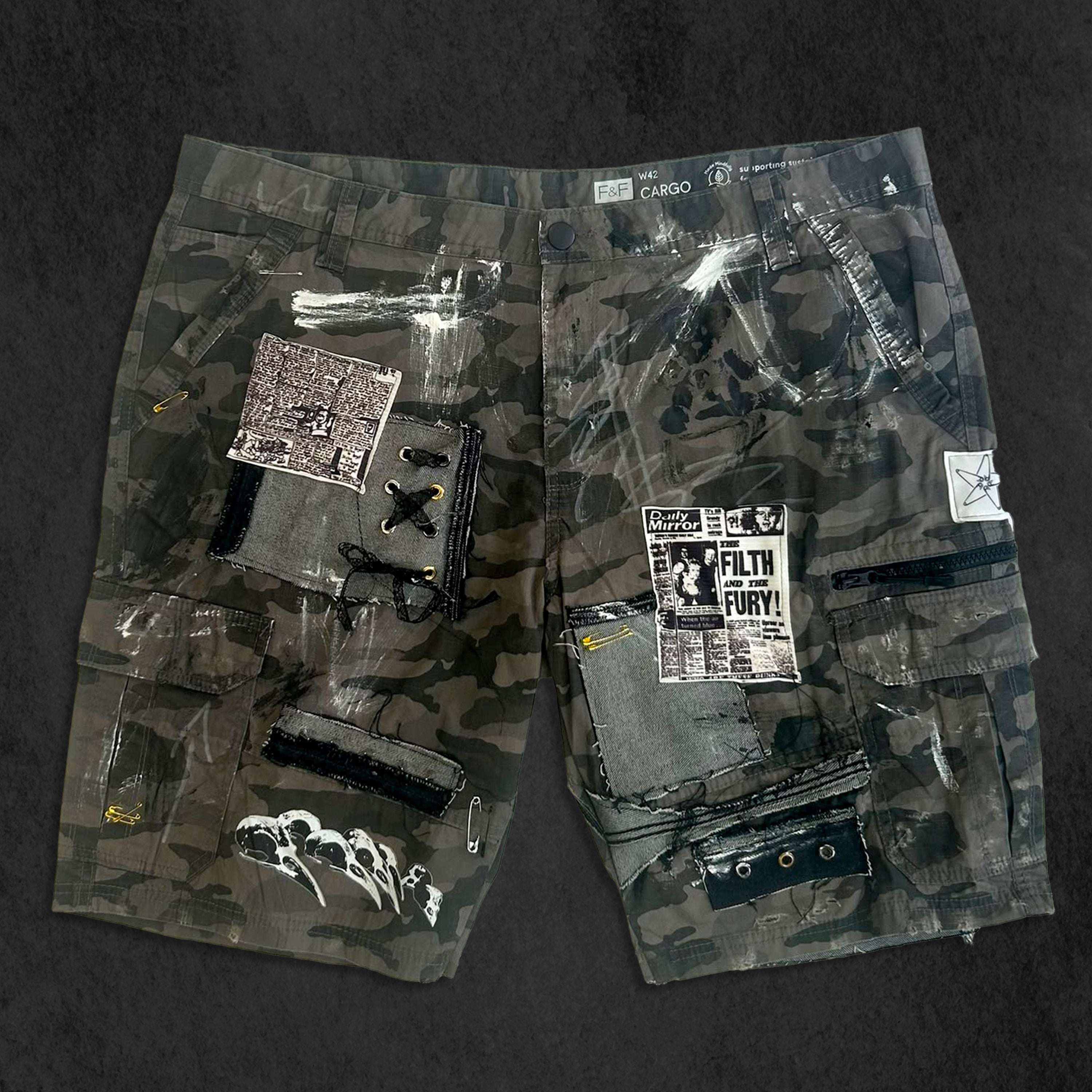 Camo Punk Shorts