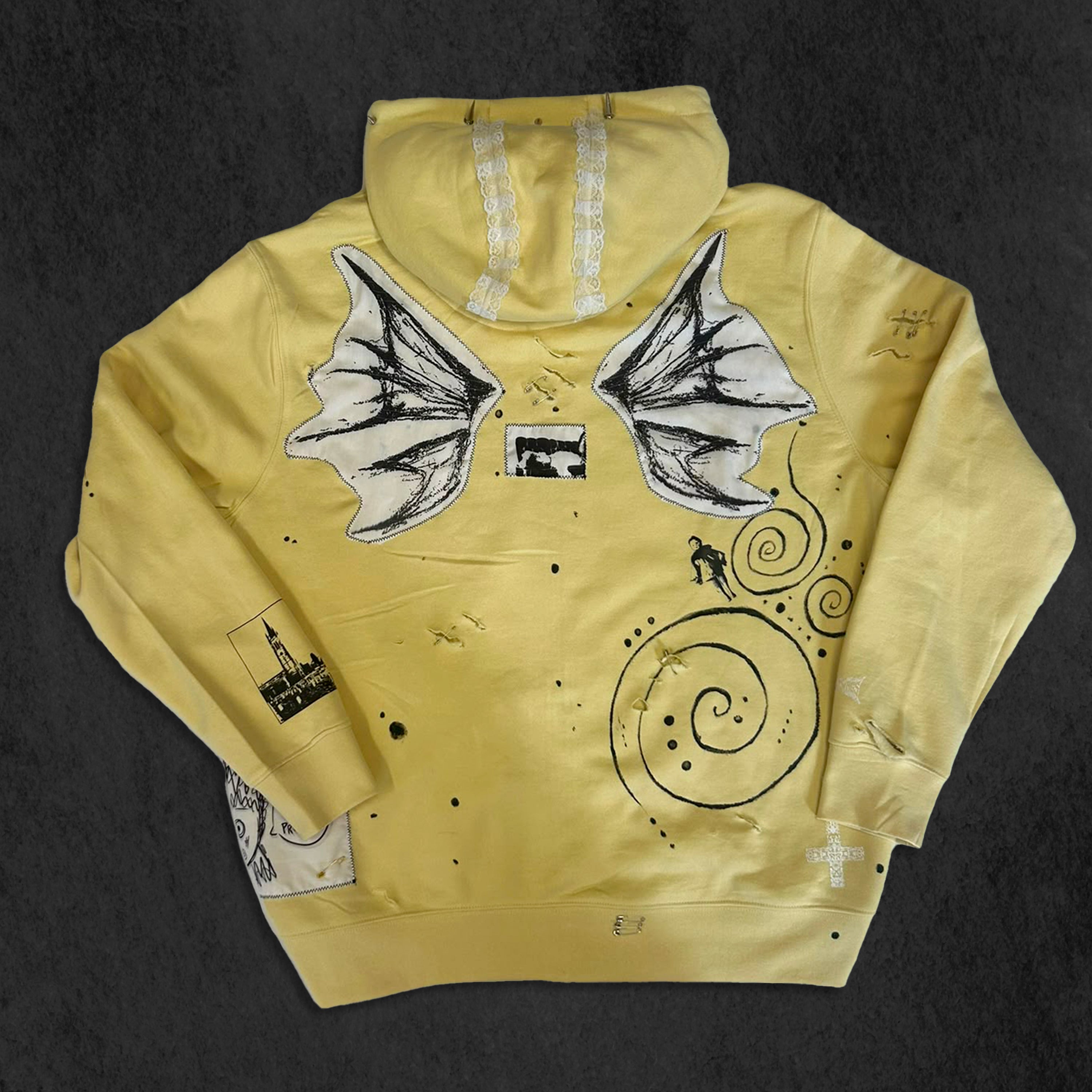 Yellow Punk Zip Up