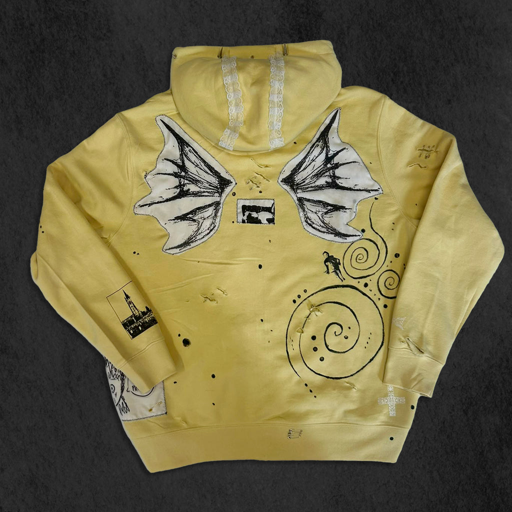 Yellow Punk Zip Up