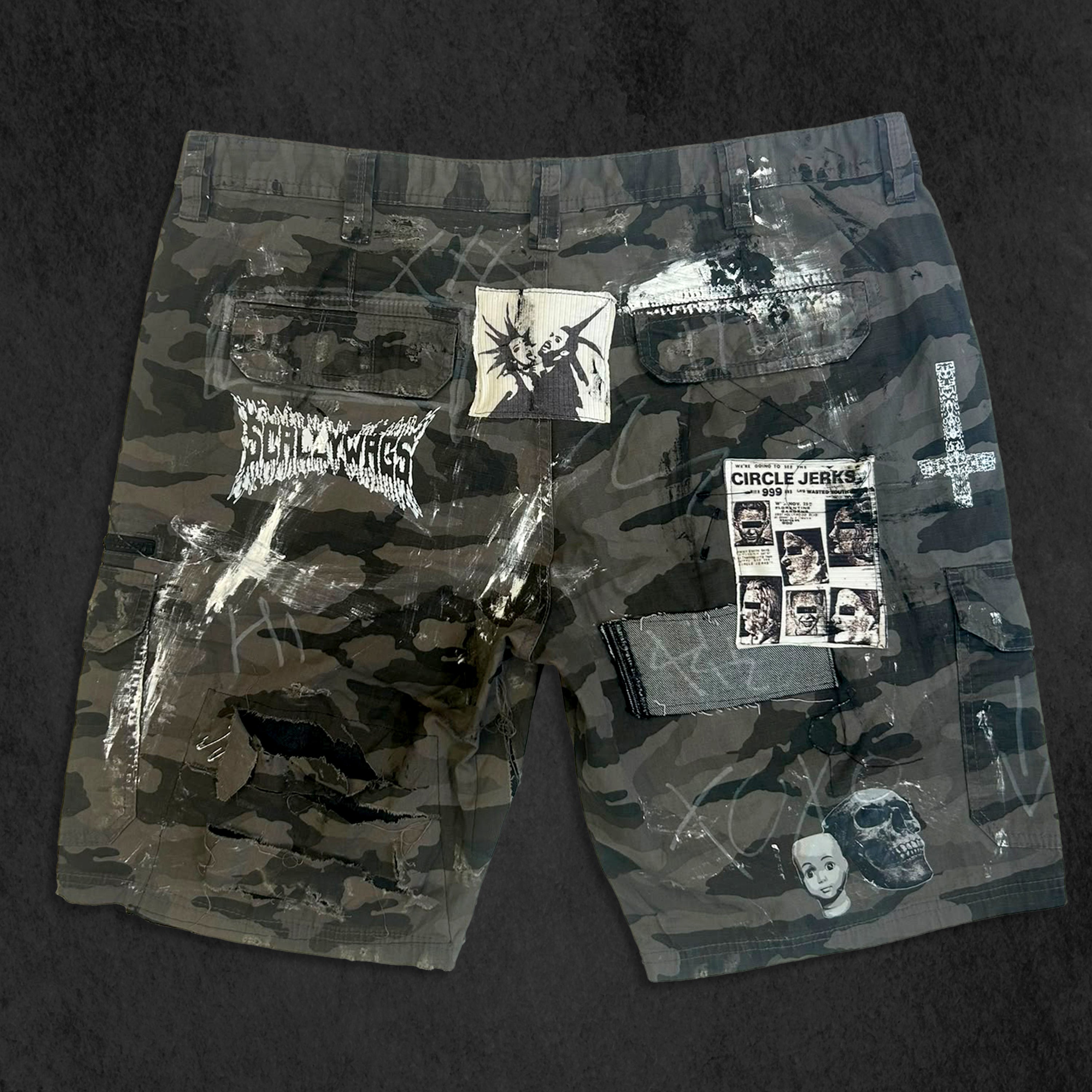 Camo Punk Shorts
