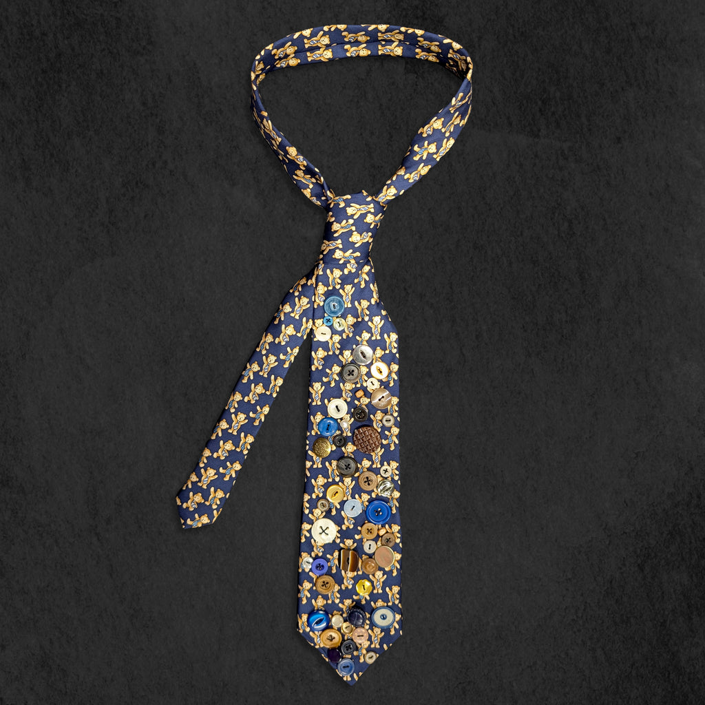 Button Crazy Tie