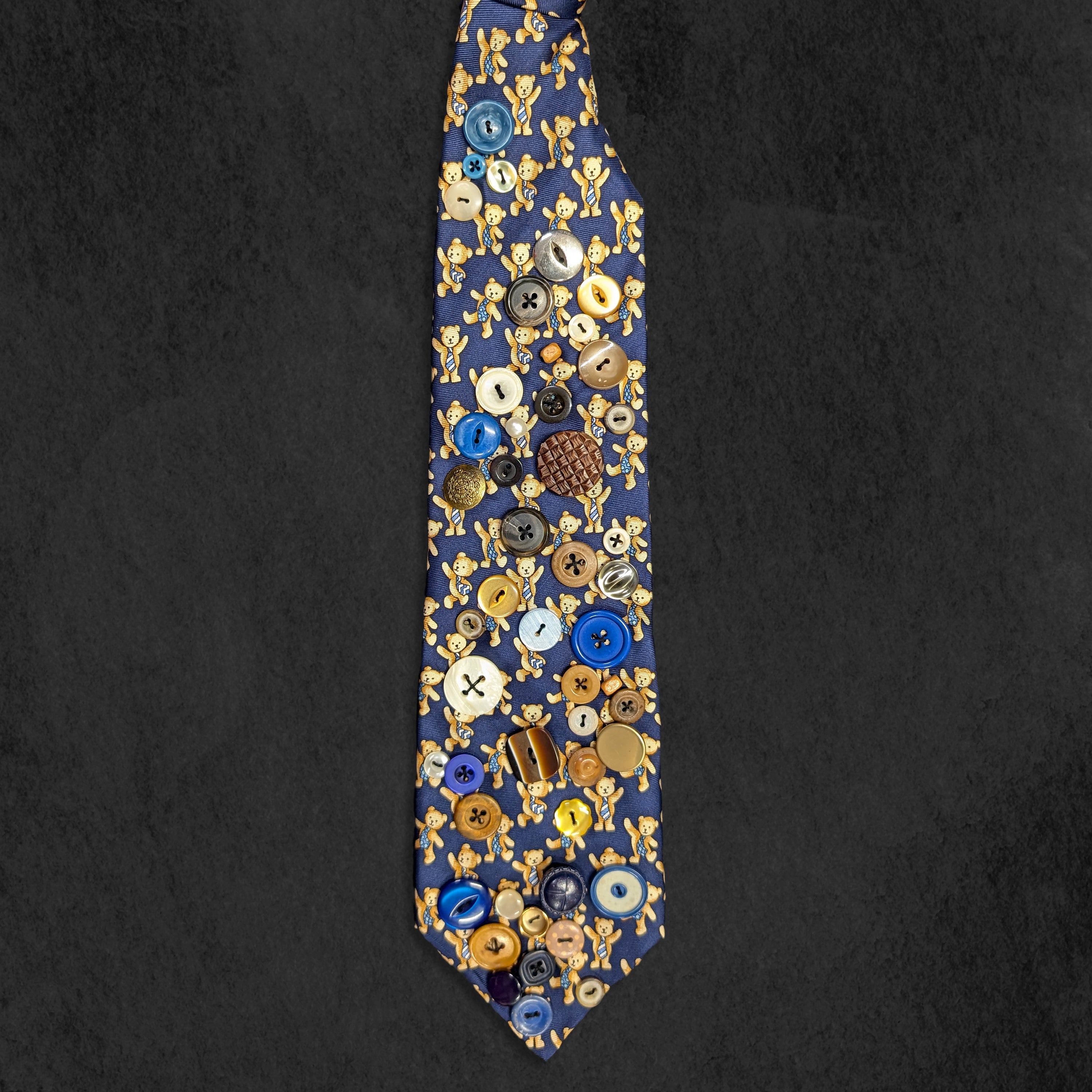 Button Crazy Tie