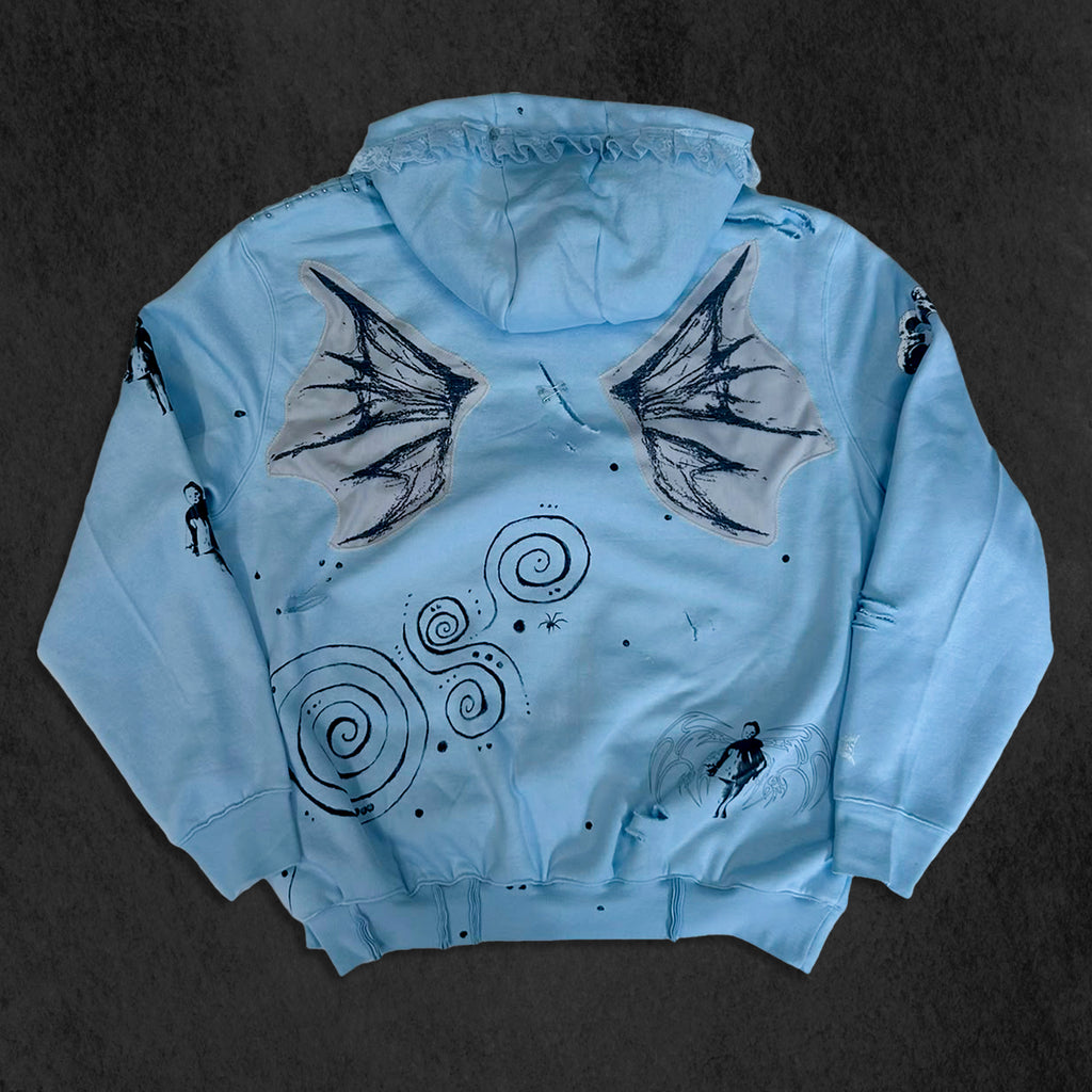 Blue Punk Zip Up