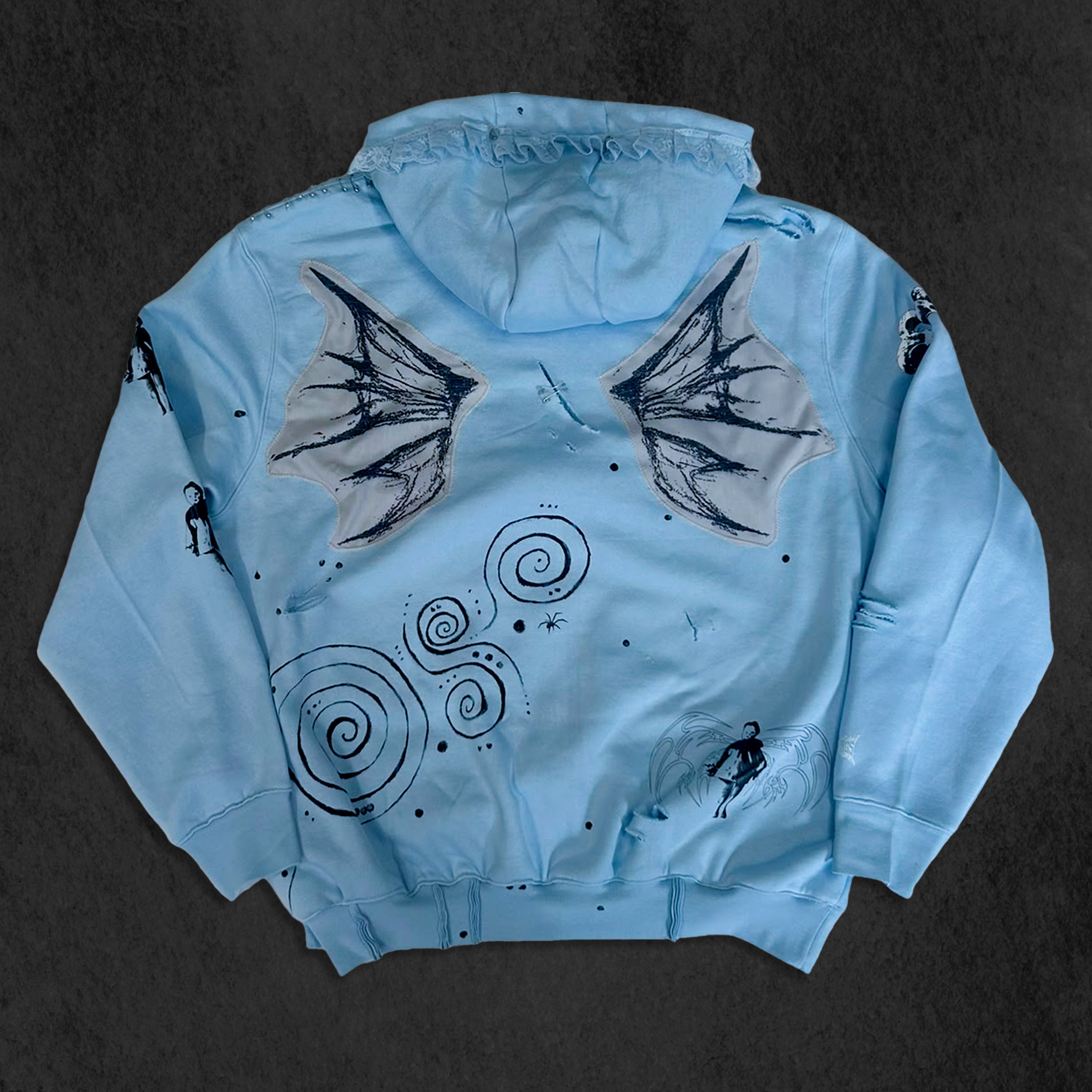 Blue Punk Zip Up