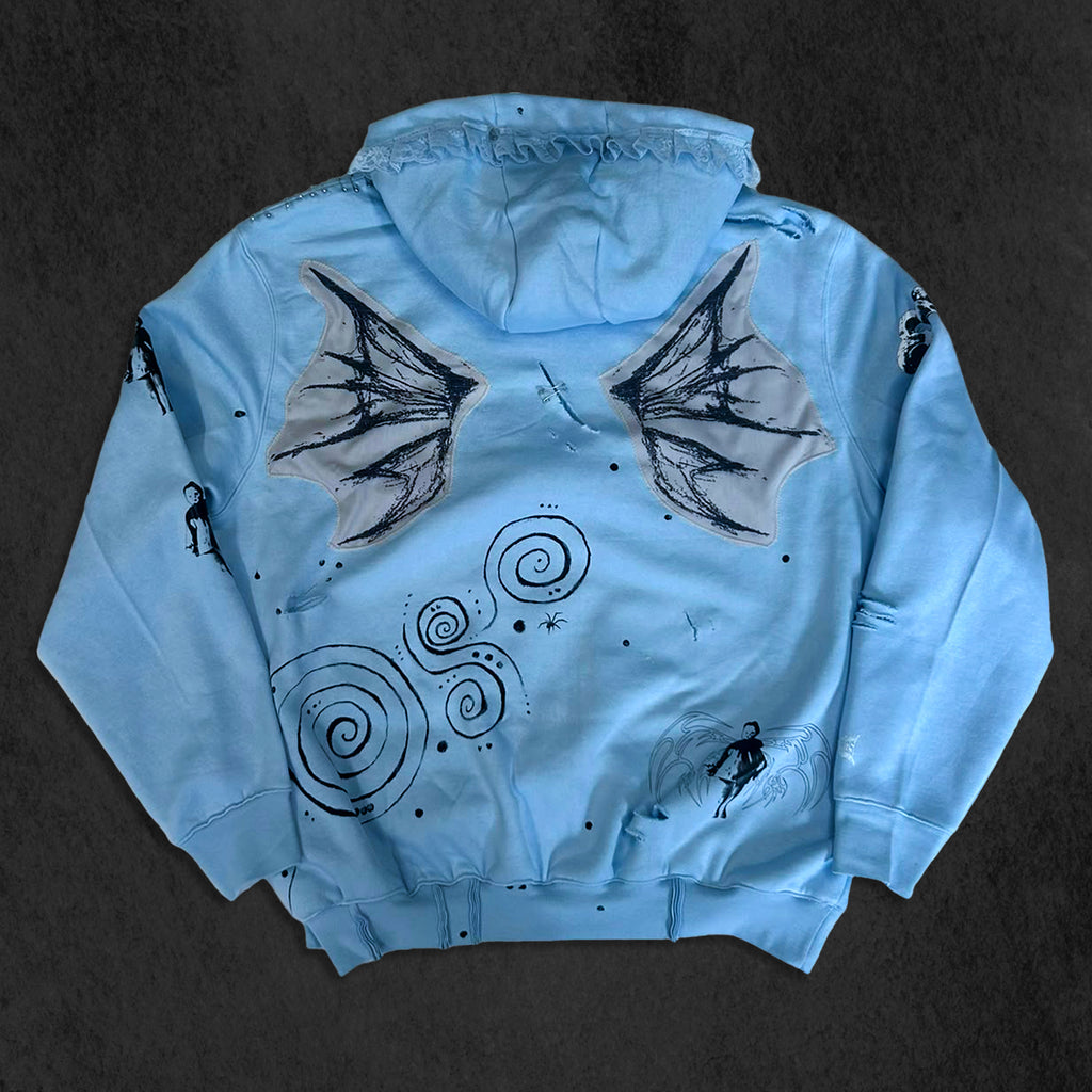 Blue Punk Zip Up