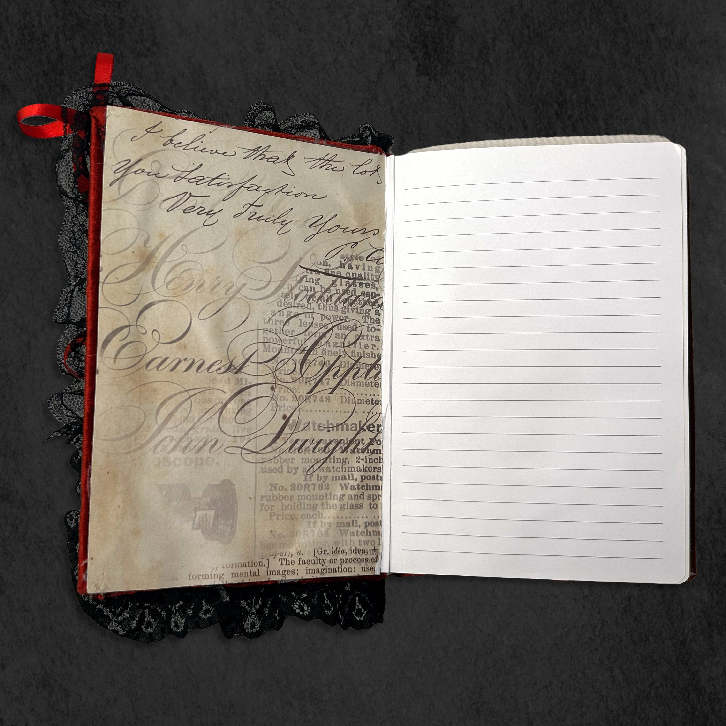 Gothic Lined Notebook