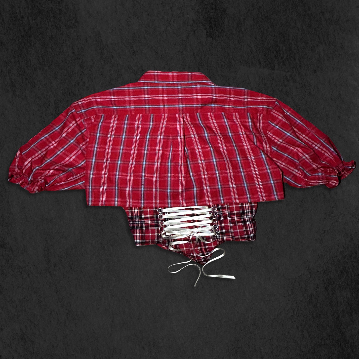 Corsetted Red Shirt