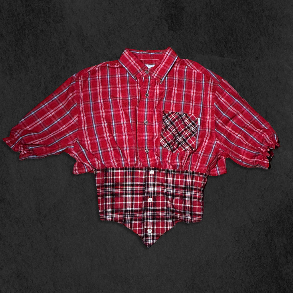 Corsetted Red Shirt