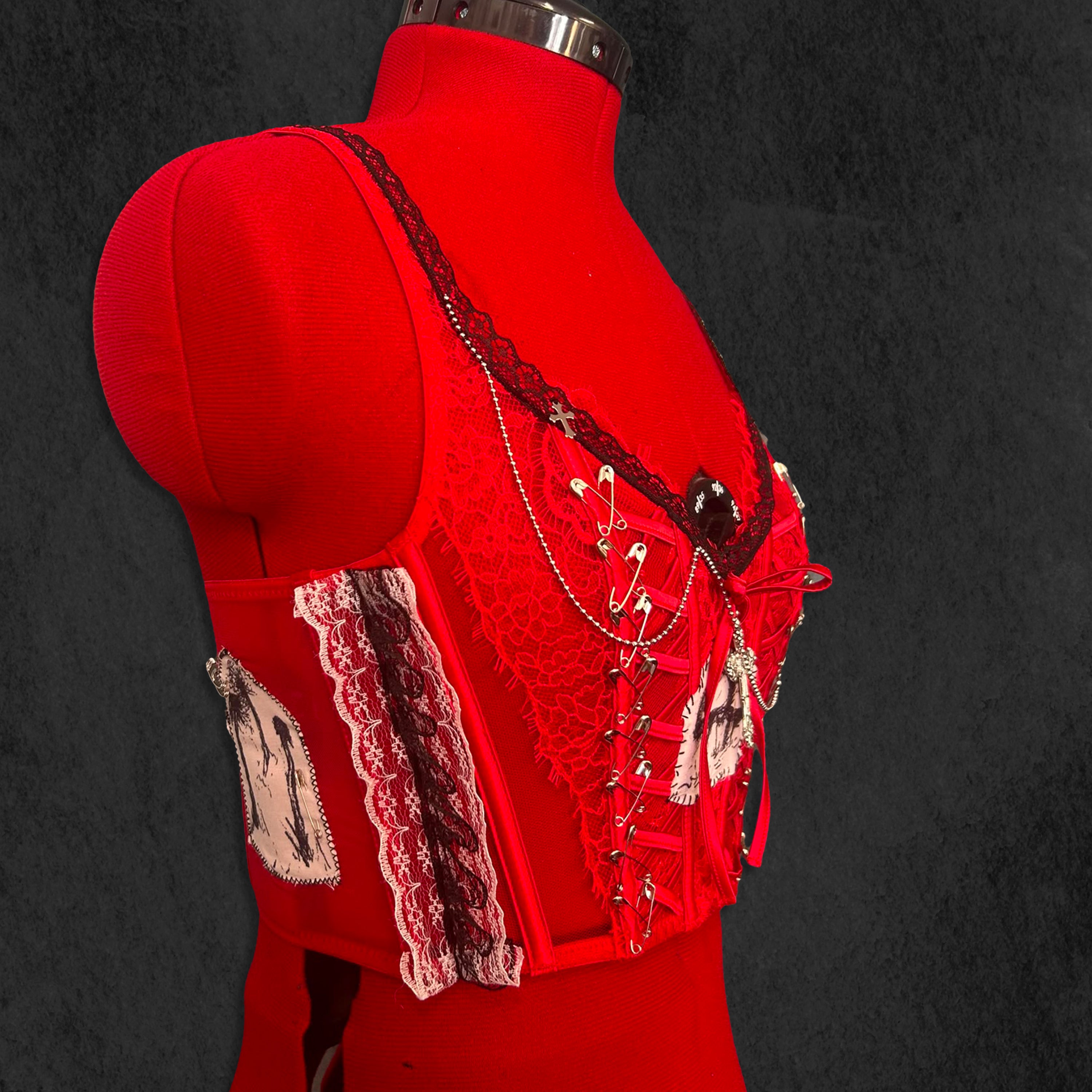 Red Lace Corset