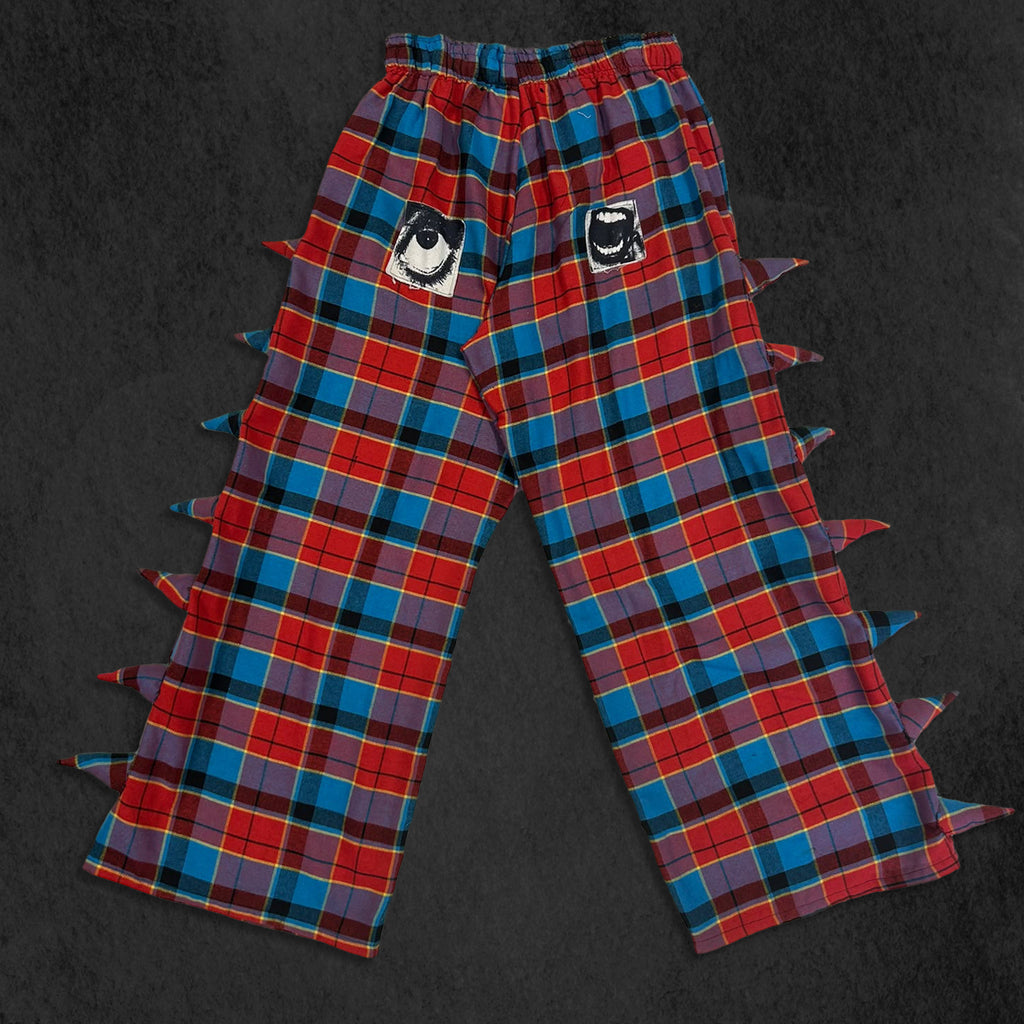 Spiked Up Tartan Trousers