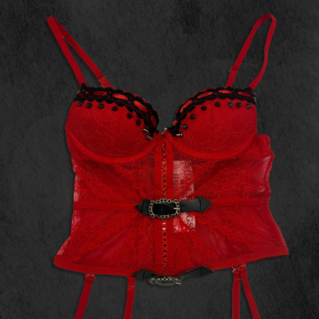 Red Padded Corset