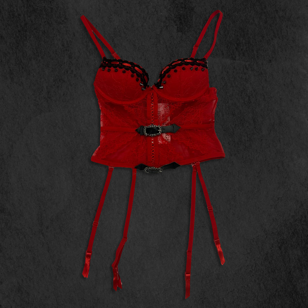 Red Padded Corset